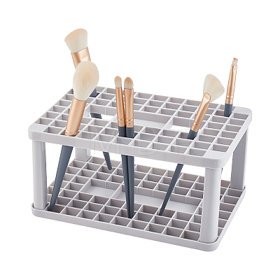 Plastic Cosmetic Brush Storage Stands MRMJ-WH0070-34C-1