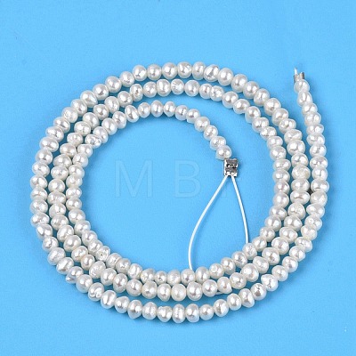 Natural Baroque Keshi Pearl Cultured Freshwater Pearl Beads Strands X-PEAR-N013-02J-1