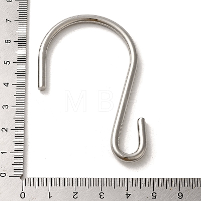 304 Stainless Steel S-Hook Clasp STAS-C085-03M-P-1