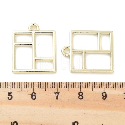 Rack Plating Alloy Pendants PALLOY-F311-14G-1