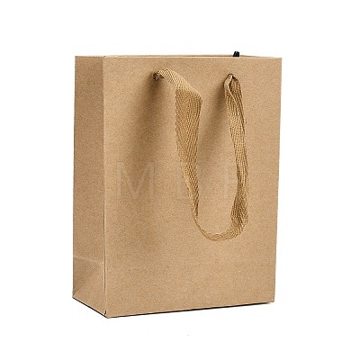 Paper Gift Tote Bags with Ribbon Handles ABAG-K004-04B-1