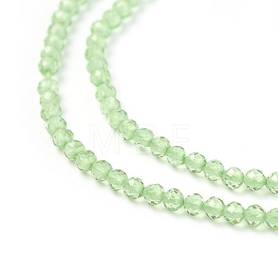 Transparent Glass Beads Strands GLAA-F094-A20-1