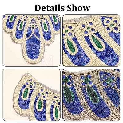 Computerized Embroidery Cloth Sew on Patches DIY-WH0304-426-1