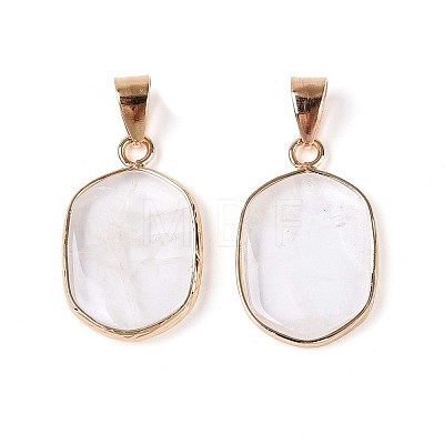 Natural Quartz Crystal Pendants G-N349-04I-G-1