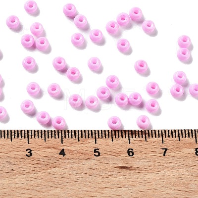 Baking Paint Glass Seed Beads SEED-H002-I-A528-1