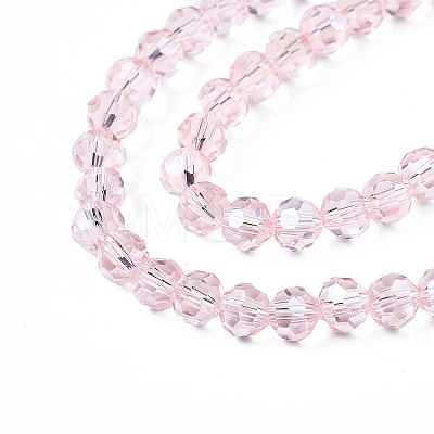 Electroplate Glass Bead Strands LS-EGLA-R015-4mm-9-1