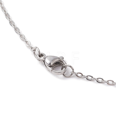 Stainless Steel Cable Chain Necklaces NJEW-JN04834-1