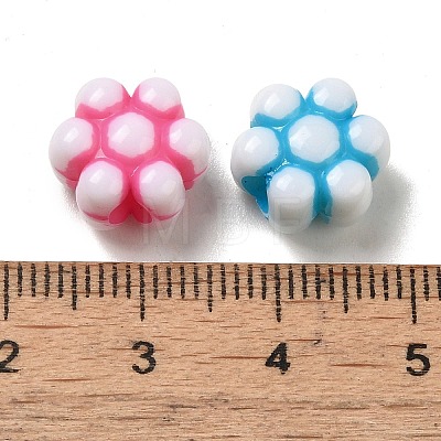 Opaque Acrylic Beads OACR-E039-17-1