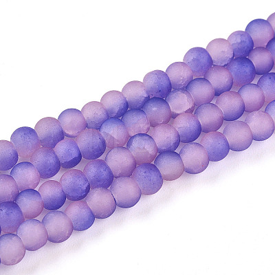 Crackle Glass Beads X1-GLAA-N009-4mm-08-1