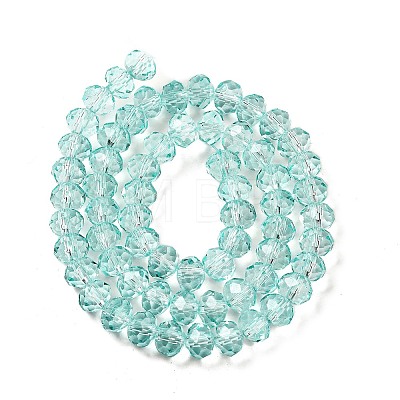 Transparent Baking Paint Glass Beads Strands LS-DGLA-A034-T8mm-D01-1