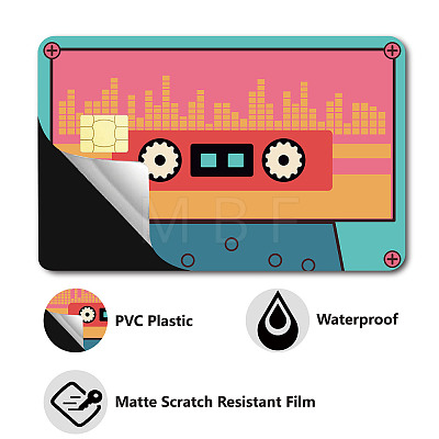PVC Plastic Waterproof Card Stickers DIY-WH0432-012-1