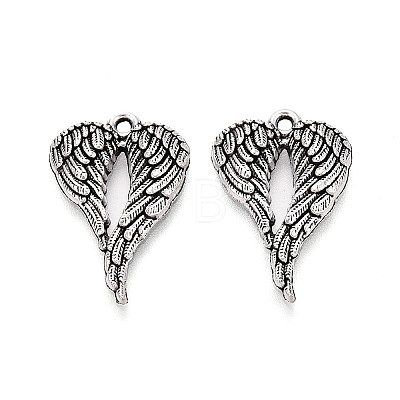 Tibetan Style Alloy Pendants TIBE-N014-11AS-1