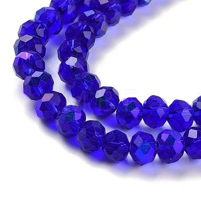 Electroplate Glass Beads Strands EGLA-A034-T2mm-L16-1
