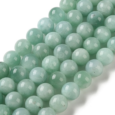 Natural Glass Beads Strands G-A313-A01-10mm-1