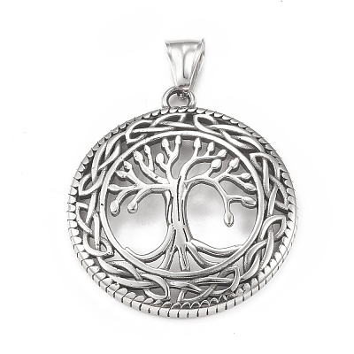 304 Stainless Steel Pendants STAS-G303-17AS-1