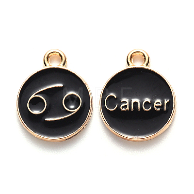 Alloy Enamel Pendants LS-X-ENAM-S124-01B-08D-1