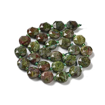 Natural Dragon Blood Jasper Beads Strands G-NH0004-007-1