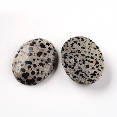 Oval Natural Dalmatian Jasper Cabochons G-I171-30x40mm-03-1