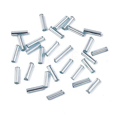 Silver Lined Glass Bugle Beads SEED-K001-A13-1-1