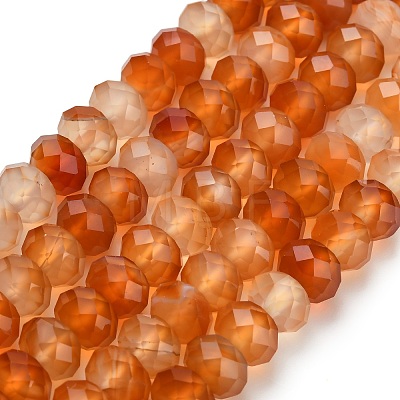 Natural Banded Agate Beads Strands G-Z111-A01-01-1