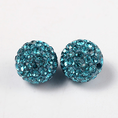 Pave Disco Ball Beads RB-H258-10MM-229-1