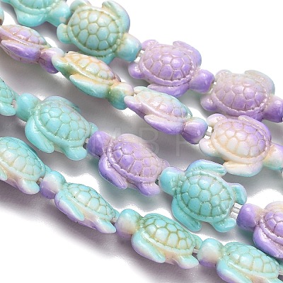Synthetic Turquoise Beads Strands TURQ-F020-C04-1