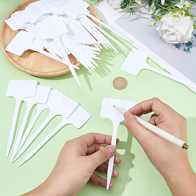 50Pcs Plastic Plant Labels FIND-SP0005-64A-1