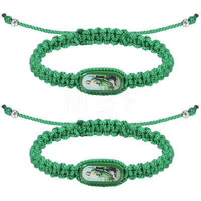 Cotton Cord Braided Bracelets FS-WG5D436-01-1