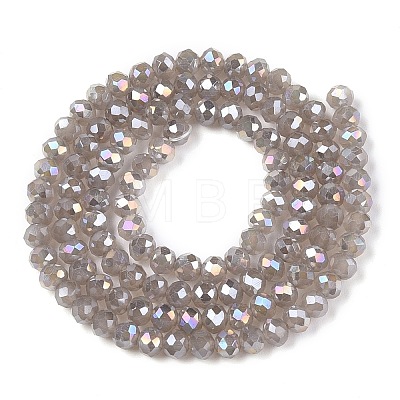 Electroplate Glass Beads Strands EGLA-A044-J4mm-B10-1