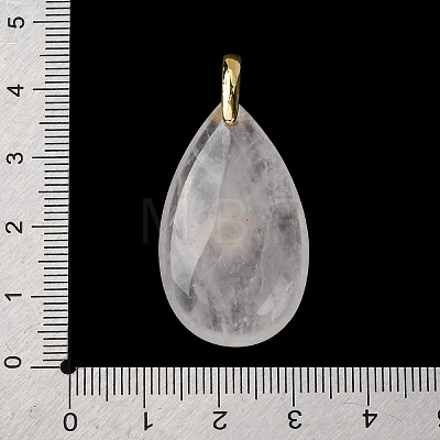 Natural Quartz Crystal Pendants G-B188-01G-10-1