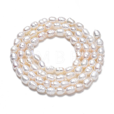 Natural Cultured Freshwater Pearl Beads Strands PEAR-N012-03B-1