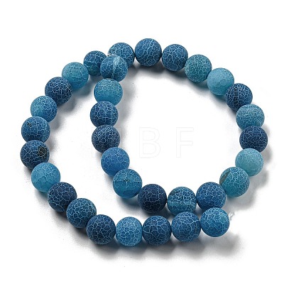 Natural Weathered Agate Beads Strands G-P538-A01-04-1