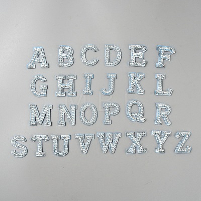 26Pcs Letter A~Z Hotfix Rhinestone DIY-TAC0020-99A-01-1