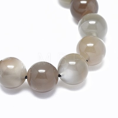 Natural Grey Moonstone Beads Strands G-F632-29-04-1
