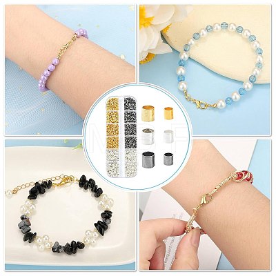 3013Pcs Brass Crimp Beads KK-FS0002-11-1
