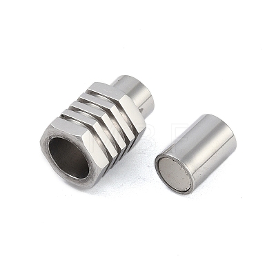 Non-Tarnish 304 Stainless Steel Magnetic Clasps STAS-K282-03P-1