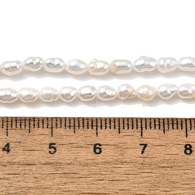 Natural Cultured Freshwater Pearl Beads Strands PEAR-I007-01O-01D-1