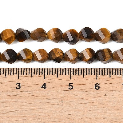 Natural Tiger Eye Beads Strands G-P611-C24-01-1