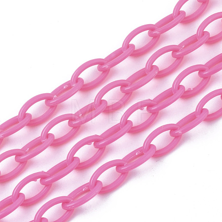 Opaque Acrylic Cable Chains SACR-N010-001F-1