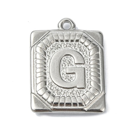 Anti-Tarnish 304 Stainless Steel Pendants STAS-U033-01P-G-1