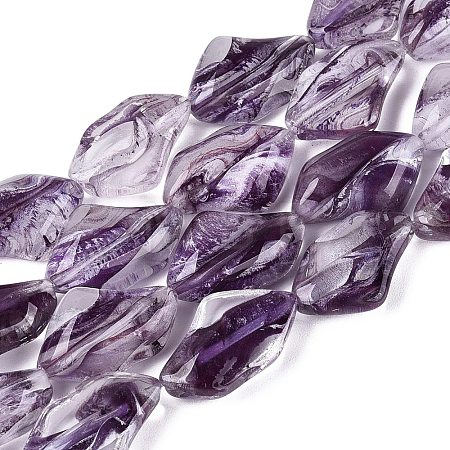 Handmade Lampwork Beads Strands LA-N046-02D-1