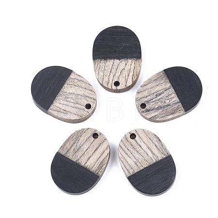 Resin & Wenge Wood Pendants RESI-T023-01A-1-1