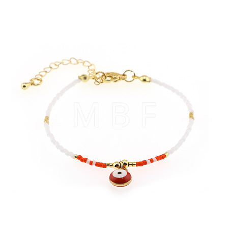 Bohemian Alloy Enamel Charm Bracelets BL3978-2-1