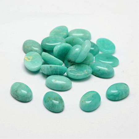 Oval Natural Amazonite Cabochons G-O147-02C-1