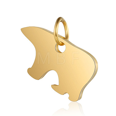 201 Stainless Steel Charms STAS-S105-T623-2-1