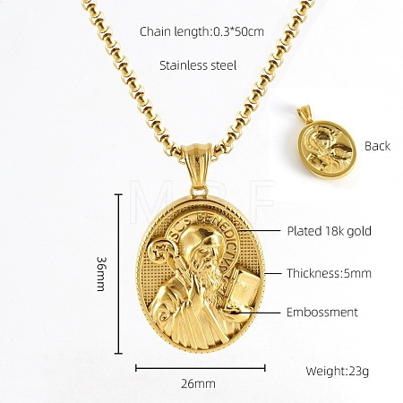 304 Stainless Steel Pendant Necklaces FS-WG0CD66-02-1