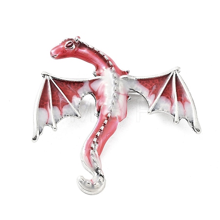 Dragon Alloy Brooch JEWB-K018-13AS-01-1