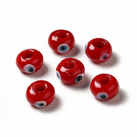Handmade Evil Eye Lampwork Beads LAMP-A153-08-01-1