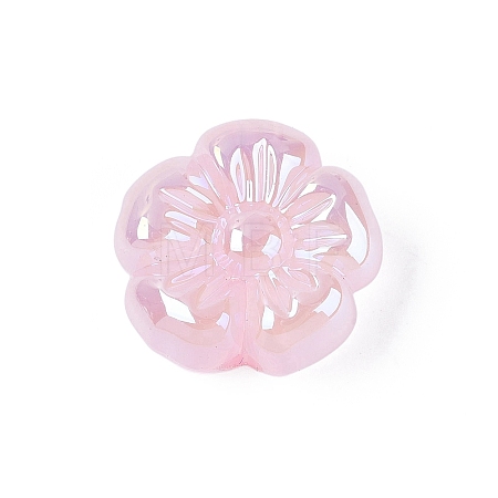 UV Plating Opaque Acrylic Beads OACR-N161-08E-1