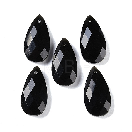 Natural Obsidian Pendants G-C140-05H-1